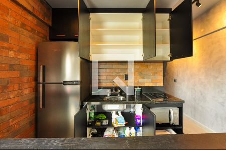Sala/Cozinha de kitnet/studio à venda com 1 quarto, 30m² em Pinheiros, São Paulo