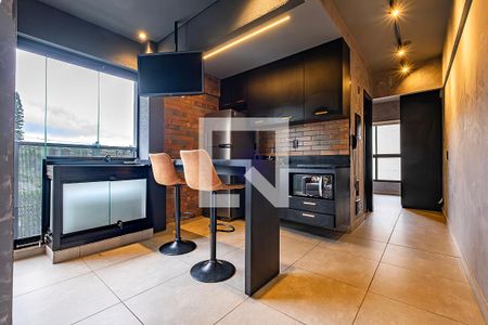 Sala/Cozinha de apartamento à venda com 1 quarto, 30m² em Pinheiros, São Paulo