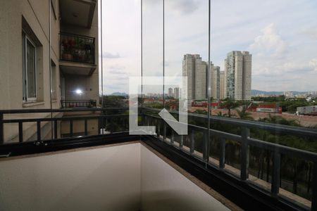 Varanda da Sala de apartamento para alugar com 1 quarto, 42m² em Água Branca, São Paulo