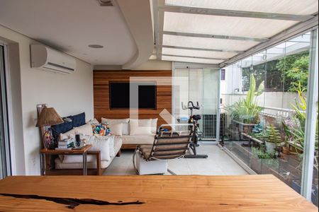 Varanda de apartamento para alugar com 3 quartos, 150m² em Vila Monte Alegre, São Paulo