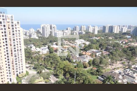 Vista da Sala de apartamento para alugar com 3 quartos, 198m² em Barra da Tijuca, Rio de Janeiro