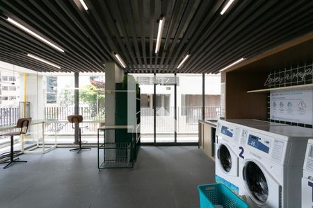 Studio à venda com 26m², 1 quarto e sem vagaLavanderia