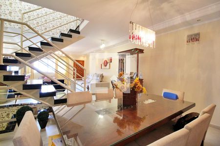 Sala de Jantar de casa à venda com 3 quartos, 225m² em Parque das Nações, Santo André