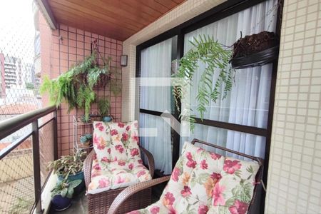 Varanda da Sala de apartamento à venda com 3 quartos, 139m² em Cambuí, Campinas