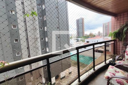 Varanda da Sala de apartamento à venda com 3 quartos, 139m² em Cambuí, Campinas