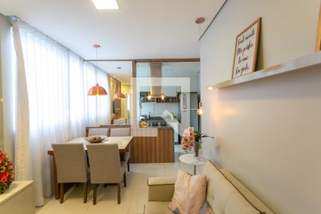 Sala de apartamento para alugar com 2 quartos, 48m² em Palmeiras, Belo Horizonte