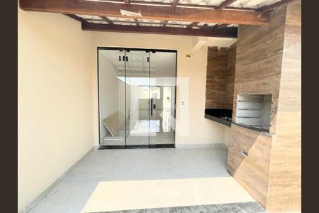 Espaço Gourmet / Área externa de casa à venda com 3 quartos, 98m² em Santa Branca, Belo Horizonte