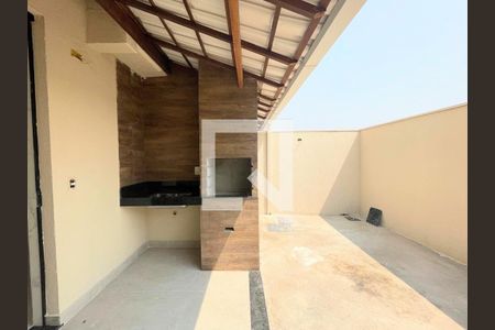 Espaço Gourmet / Área externa de casa à venda com 3 quartos, 98m² em Santa Branca, Belo Horizonte