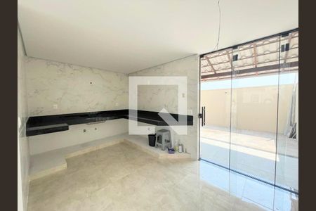 Cozinha de casa à venda com 3 quartos, 98m² em Santa Branca, Belo Horizonte