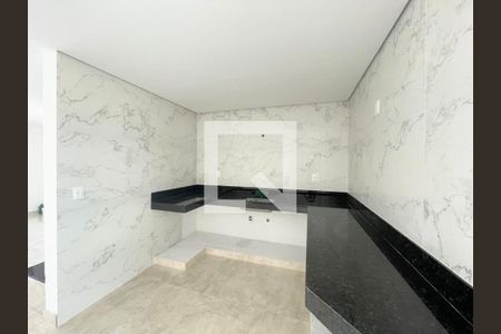 Cozinha de casa à venda com 3 quartos, 98m² em Santa Branca, Belo Horizonte