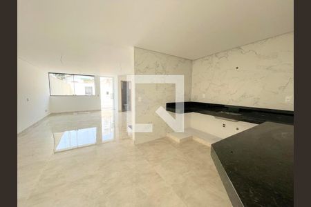 Cozinha de casa à venda com 3 quartos, 98m² em Santa Branca, Belo Horizonte