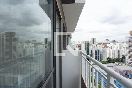 Varanda de apartamento para alugar com 1 quarto, 27m² em Vila Nova Conceição, São Paulo