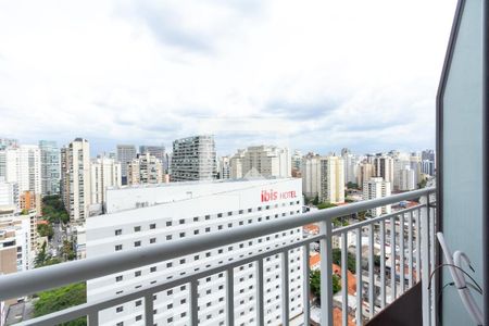 Apartamento para alugar com 27m², 1 quarto e sem vagaVaranda