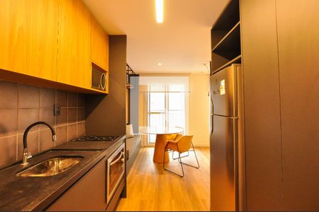 Studio à venda com 32m², 1 quarto e sem vagaCozinha