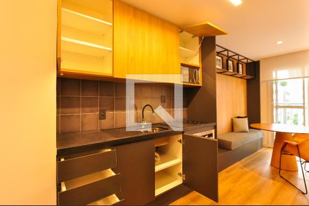 Studio à venda com 32m², 1 quarto e sem vagaCozinha