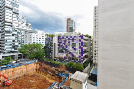 Vista da Varanda de kitnet/studio à venda com 1 quarto, 32m² em Pinheiros, São Paulo