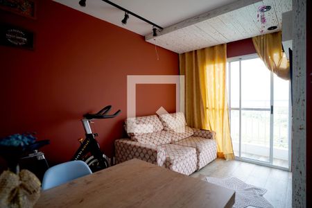 Sala de apartamento para alugar com 2 quartos, 48m² em Jardim Guaruja, Sorocaba