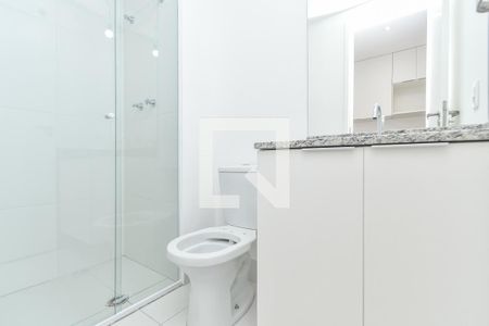 Banheiro de kitnet/studio à venda com 1 quarto, 22m² em República, São Paulo