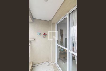 Varanda de apartamento à venda com 3 quartos, 77m² em Vila Alzira, Santo André