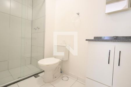 Banheiro da Suíte de apartamento para alugar com 1 quarto, 48m² em Vila Monte Alegre, São Paulo