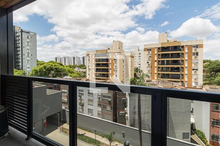 Varanda da Sala de apartamento para alugar com 1 quarto, 42m² em Boa Vista, Porto Alegre