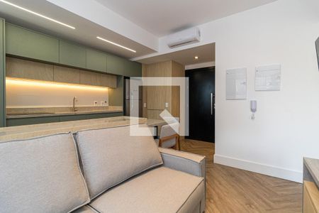 Sala/Cozinha de apartamento para alugar com 1 quarto, 42m² em Boa Vista, Porto Alegre