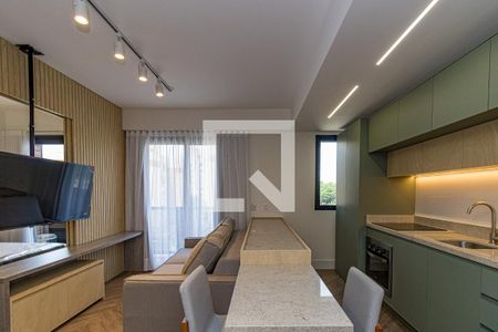 Sala/Cozinha de apartamento para alugar com 1 quarto, 42m² em Boa Vista, Porto Alegre