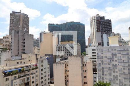 Vista da Sala de kitnet/studio à venda com 1 quarto, 31m² em Vila Buarque, São Paulo