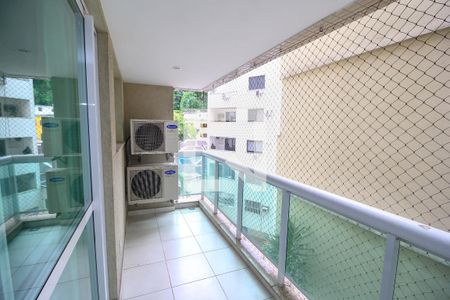 Varanda da Sala de apartamento para alugar com 3 quartos, 110m² em Botafogo, Rio de Janeiro