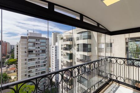 Varanda de apartamento para alugar com 3 quartos, 240m² em Moema, São Paulo