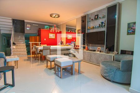 Sala de casa à venda com 4 quartos, 278m² em Centro, Santo André