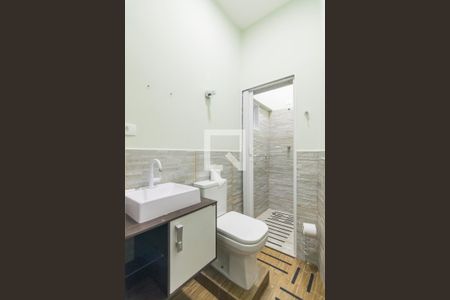 Banheiro da Suite de casa para alugar com 3 quartos, 180m² em Jardim Cristiane, Santo André