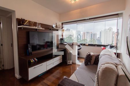 Sala/Cozinha de apartamento à venda com 1 quarto, 37m² em Paraíso do Morumbi, São Paulo
