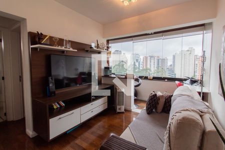 Sala/Cozinha de apartamento para alugar com 1 quarto, 37m² em Paraíso do Morumbi, São Paulo