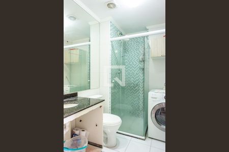 Banheiro e Serviço de apartamento à venda com 1 quarto, 32m² em Brás, São Paulo