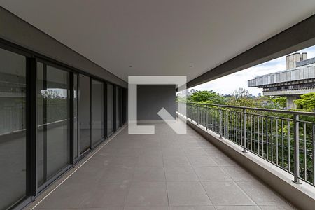 Varanda da Sala de apartamento à venda com 4 quartos, 244m² em Vila Clementino, São Paulo