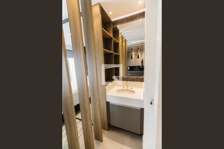 Banheiro de kitnet/studio para alugar com 1 quarto, 32m² em Perdizes, São Paulo