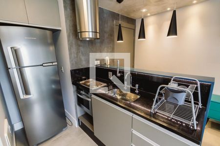 Studio para alugar com 32m², 1 quarto e 1 vaga Studio para alugar com 32m², 1 quarto e 1 vagaCozinha