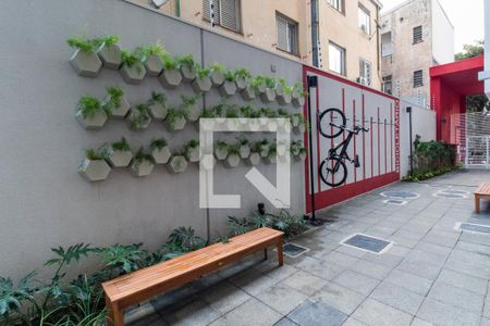 Studio à venda com 31m², 1 quarto e sem vagaBiccicletário