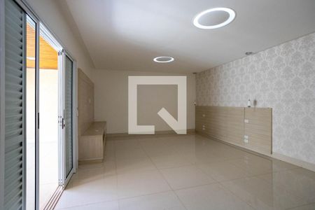 Suíte 1 de casa de condomínio para alugar com 5 quartos, 450m² em Alphaville Flamboyant Residencial Araguaia, Goiânia