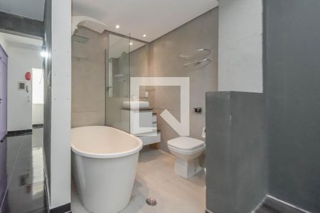 Banheiro de kitnet/studio à venda com 1 quarto, 37m² em Higienópolis, São Paulo