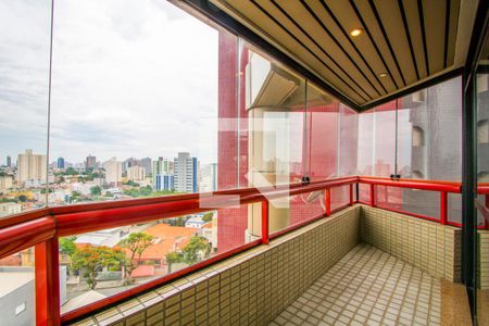 Varanda da sala 1 de apartamento para alugar com 5 quartos, 260m² em Vila Bastos, Santo André