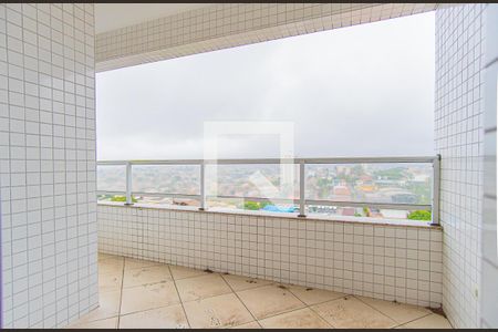 Sacada de apartamento à venda com 3 quartos, 86m² em Vila Alzira, Santo André