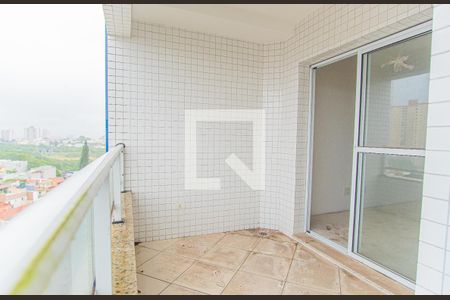 Sacada de apartamento à venda com 3 quartos, 86m² em Vila Alzira, Santo André