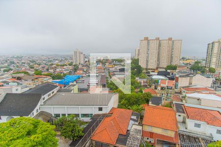 Vista da Sacada de apartamento à venda com 3 quartos, 86m² em Vila Alzira, Santo André