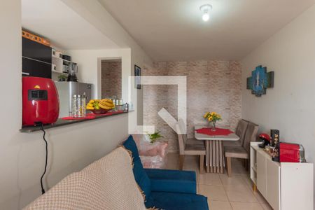 Sala de apartamento à venda com 3 quartos, 60m² em Jardim Antonio Von Zuben, Campinas