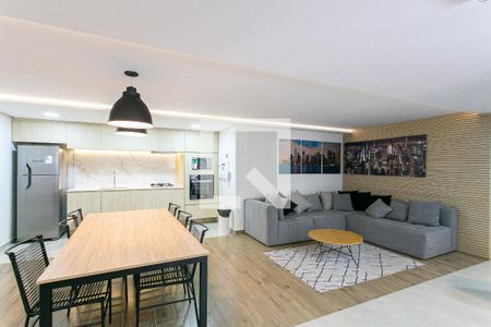Apartamento para alugar com 37m², 2 quartos e 1 vagaÁrea comum - Salão de festas
