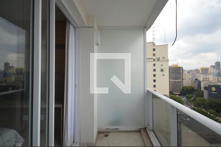 Varanda da Sala de kitnet/studio para alugar com 1 quarto, 22m² em Centro Histórico de São Paulo, São Paulo