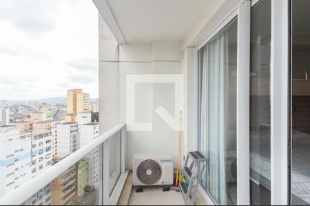 Varanda da Sala de kitnet/studio para alugar com 1 quarto, 22m² em Centro Histórico de São Paulo, São Paulo