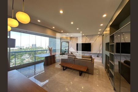 Sala de apartamento para alugar com 2 quartos, 108m² em Melville Empresarial Ii, Barueri